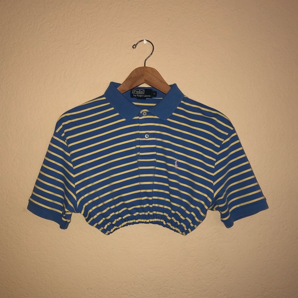 crop top polo ralph lauren shirt